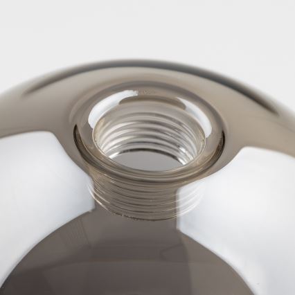 BRILAGI - Replacement glass shade for MISTEL and MILLA chandeliers, wall lights and lamps, Ø 15 cm, smoked