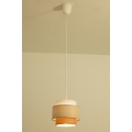 Brilagi - RESNA cable-hung pendant lamp 1xE27/60W/230V Ø 20 cm cream/beige