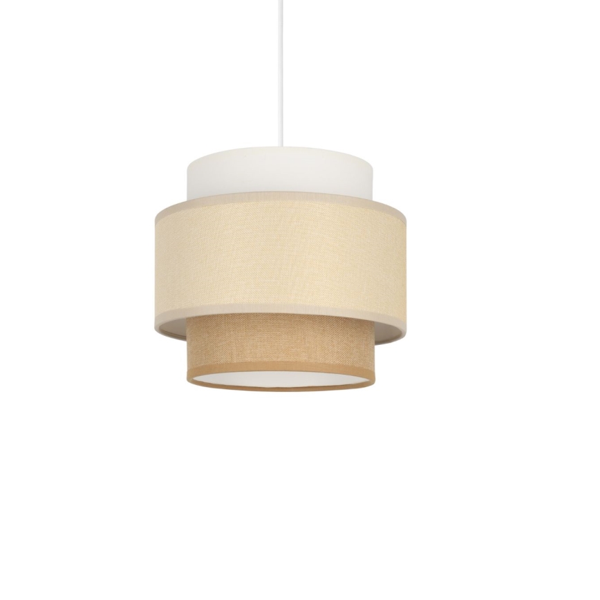 Brilagi - RESNA cable-hung pendant lamp 1xE27/60W/230V Ø 20 cm cream/beige