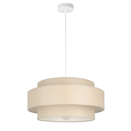 Brilagi - RESNA Cable-Hung Pendant Light 1xE27/60W/230V Ø 40 cm, Beige