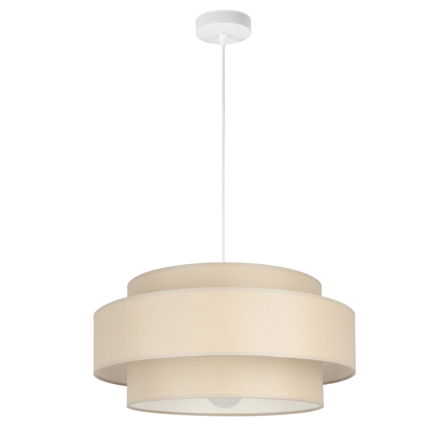Brilagi - RESNA Cable-Hung Pendant Light 1xE27/60W/230V Ø 40 cm, Beige