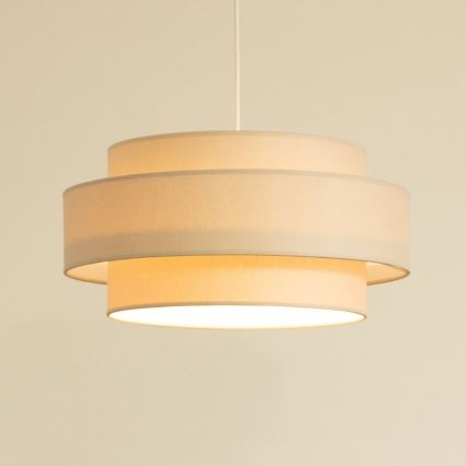 Brilagi - RESNA Cable-Hung Pendant Light 1xE27/60W/230V Ø 40 cm, Beige