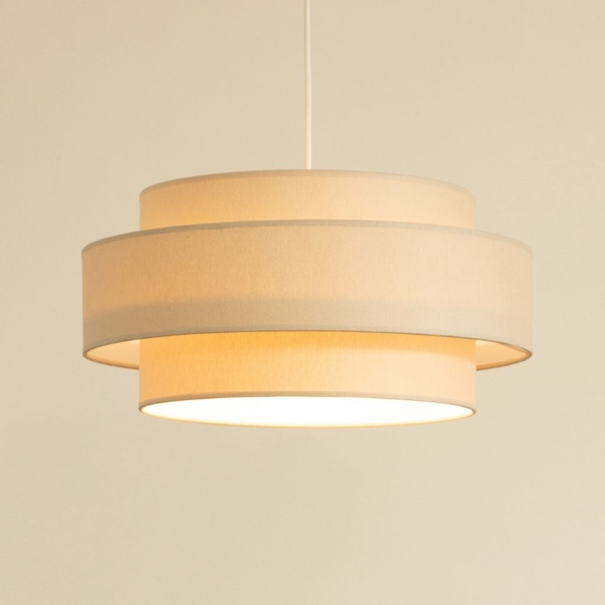 Brilagi - RESNA Cable-Hung Pendant Light 1xE27/60W/230V Ø 40 cm, Beige