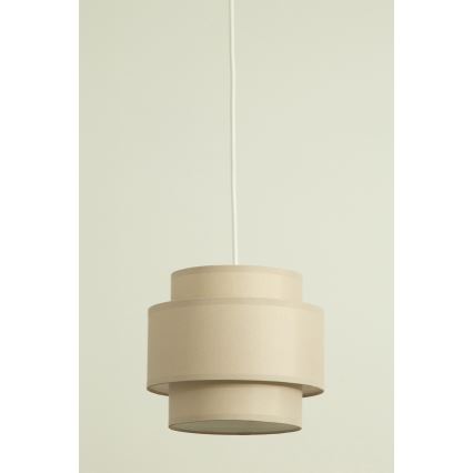 Brilagi - RESNA cable pendant light 2xE27/60W/230V Ø 30 cm beige