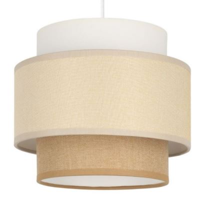 Brilagi - RESNA Cable Pendant Light, 2×E27/60W/230V, Ø 30 cm, cream/beige