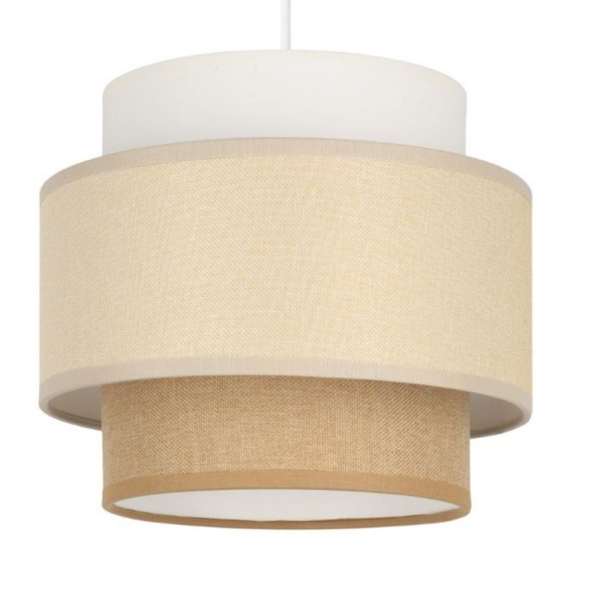 Brilagi - RESNA Cable Pendant Light, 2×E27/60W/230V, Ø 30 cm, cream/beige