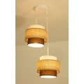 Brilagi - RESNA cable-suspended pendant lamp 2x E27/60W, 230V, Ø 30 cm, beige/black