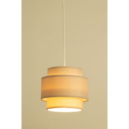 Brilagi - RESNA cable-suspended pendant light 3xE27/60W/230V diam. 45 cm beige