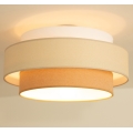Brilagi - RESNA Ceiling Light 1x E27, 60W, 230V, Ø 40 cm, Cream/Beige