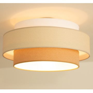 Brilagi - RESNA Ceiling Light 1x E27, 60W, 230V, Ø 40 cm, Cream/Beige