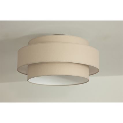 Brilagi - RESNA Ceiling light 1xE27/60W/230V Ø 40 cm beige