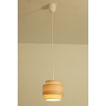 Brilagi - RESNA Cord Pendant Light 1x E27/60W/230V, Ø 20 cm, Beige