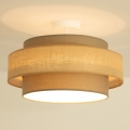 Brilagi - RESNA Surface-Mounted Ceiling Light 1×E27/60W/230V Ø40 cm Brown/Beige