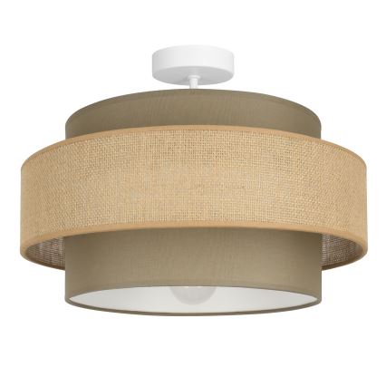 Brilagi - RESNA Surface-Mounted Ceiling Light 1×E27/60W/230V Ø40 cm Brown/Beige