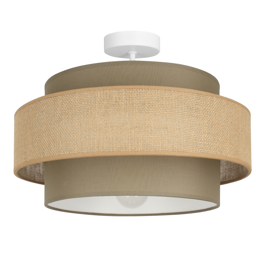 Brilagi - RESNA Surface-Mounted Ceiling Light 1×E27/60W/230V Ø40 cm Brown/Beige