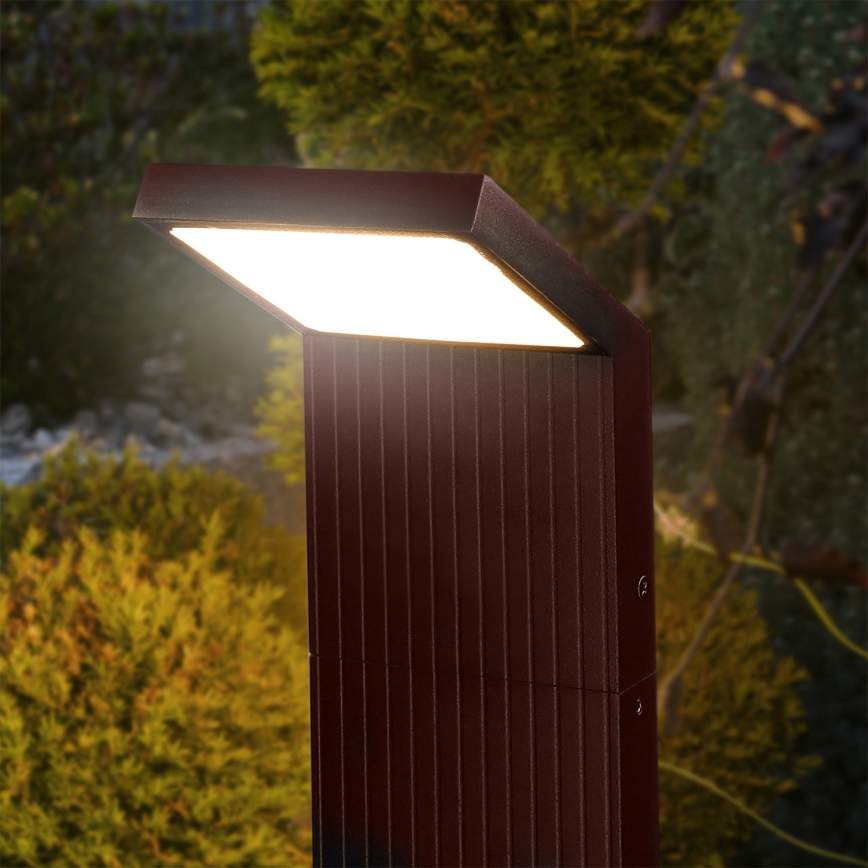 Brilagi - RIANO LED Outdoor Lamp LED/8W/230V, Brown, IP65, 80 cm