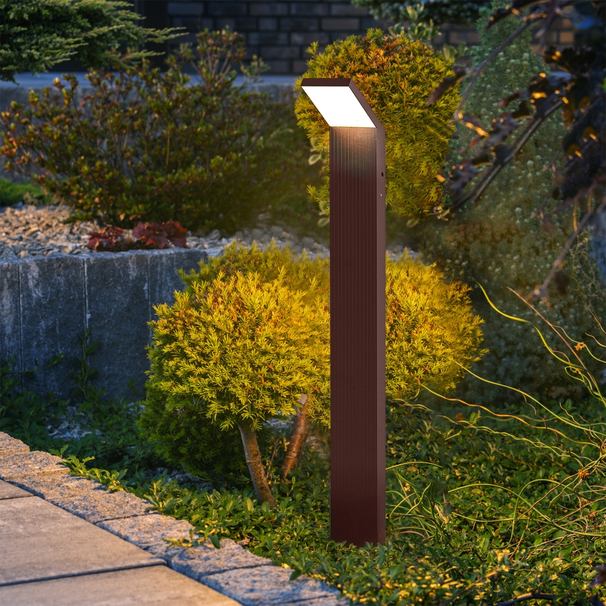 Brilagi - RIANO LED Outdoor Lamp LED/8W/230V, Brown, IP65, 80 cm