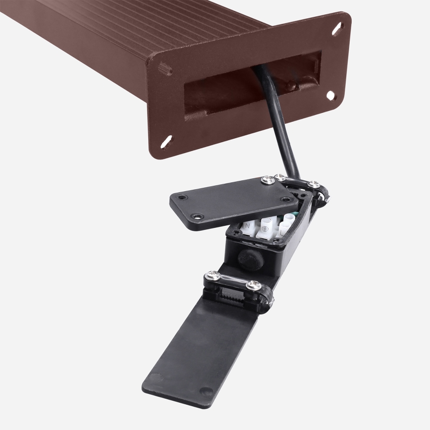 Brilagi - RIANO LED Outdoor Lamp LED/8W/230V, Brown, IP65, 80 cm