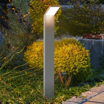 Brilagi - RIANO LED Outdoor Lamp LED/8W/230V silver IP65 80 cm