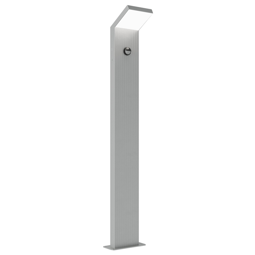 Brilagi - LED Outdoor Lamp with Sensor RIANO LED/8W/230V Silver IP65