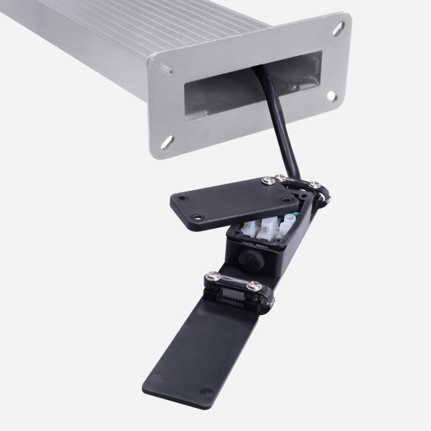 Brilagi - LED Outdoor Lamp with Sensor RIANO LED/8W/230V Silver IP65