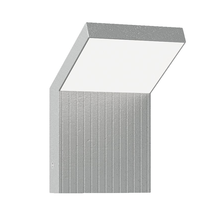 Brilagi - RIANO LED Outdoor Wall Light LED/8W/230V Silver IP65