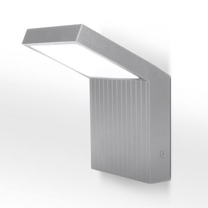 Brilagi - RIANO LED Outdoor Wall Light LED/8W/230V Silver IP65