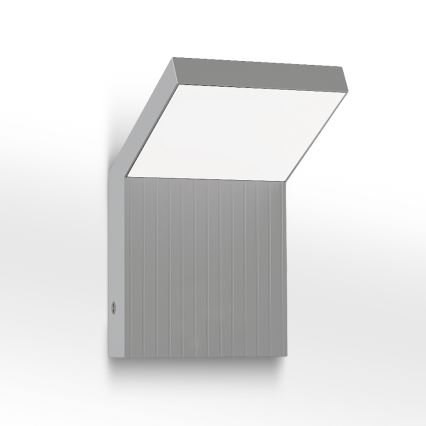 Brilagi - RIANO LED Outdoor Wall Light LED/8W/230V Silver IP65