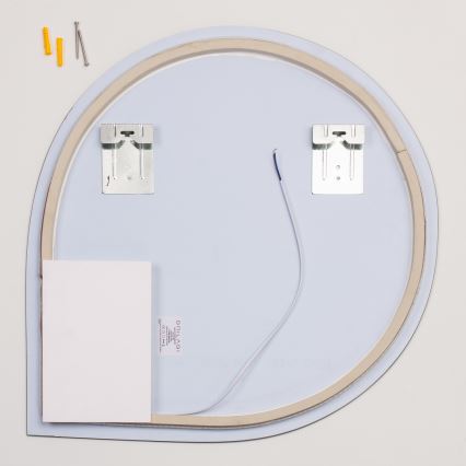 Brilagi - RICADI LED Bathroom Mirror 19W/230V 60x60 cm IP44 CRI 90 Dimmable + CCT
