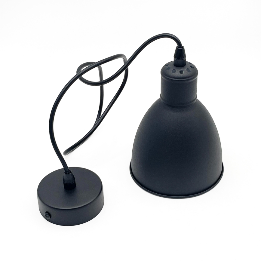 Brilagi - RIDDY cable-mounted LED pendant 1xE27/60W/230V black