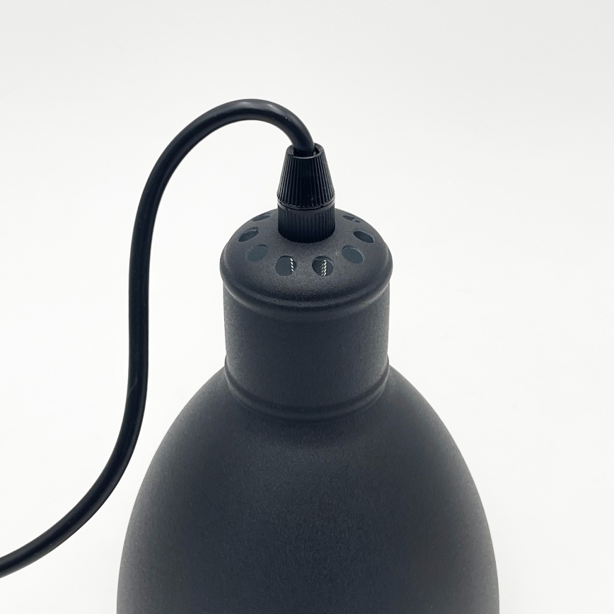 Brilagi - RIDDY cable-mounted LED pendant 1xE27/60W/230V black