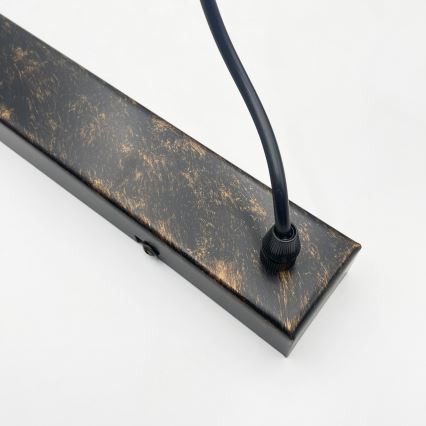 Brilagi - RIDDY Cable-Suspended LED Pendant, 3×E27 (max. 60W), 230V, Copper/Patina