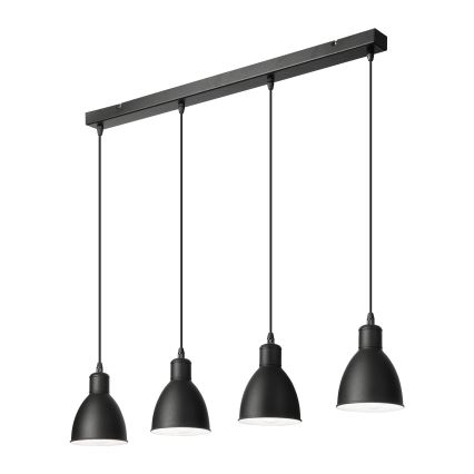 Brilagi - RIDDY LED Cable-Suspended Pendant, 4x E27/60W/230V, Black