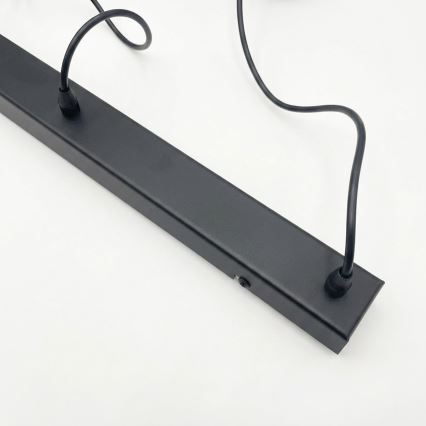 Brilagi - RIDDY LED Cable-Suspended Pendant, 4x E27/60W/230V, Black