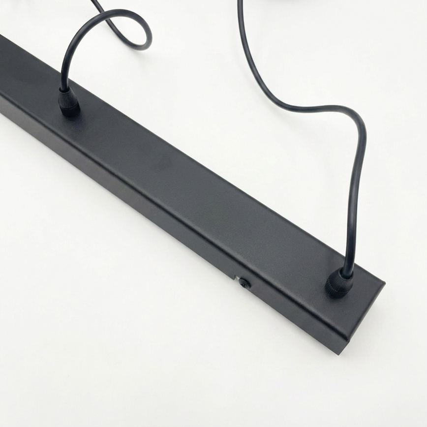 Brilagi - RIDDY LED Cable-Suspended Pendant, 4x E27/60W/230V, Black