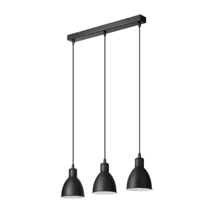 Brilagi - RIDDY LED Pendant Light on Cable, 3xE27/60W/230V, Black