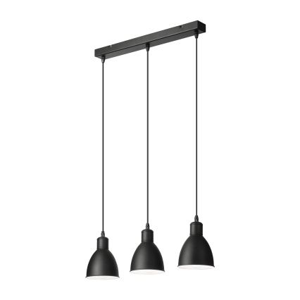 Brilagi - RIDDY LED Pendant Light on Cable, 3xE27/60W/230V, Black