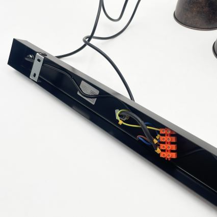 BRILAGI - RIDDY LED Pendant on Cable 3xE27/60W/230V Copper/Patina