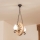 Brilagi - ROATA Chain Chandelier 2xE14/40W/230V Oak