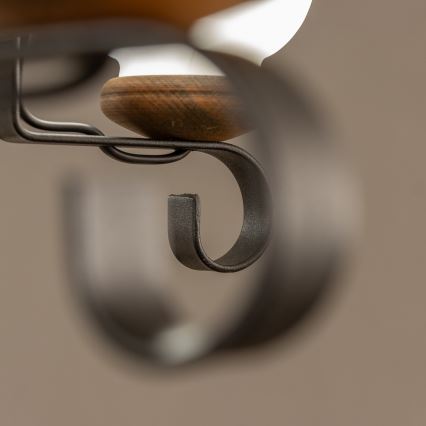 Brilagi - ROATA Chain-hung Chandelier 5xE14/40W/230V Ø 70 cm beech