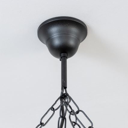 Brilagi - ROATA chain-hung chandelier, 8 x E14 (max. 40 W) / 230 V, Ø 70 cm, beech