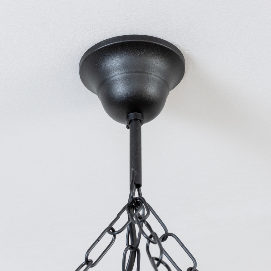 Brilagi - ROATA chain-hung chandelier, 8 x E14 (max. 40 W) / 230 V, Ø 70 cm, beech