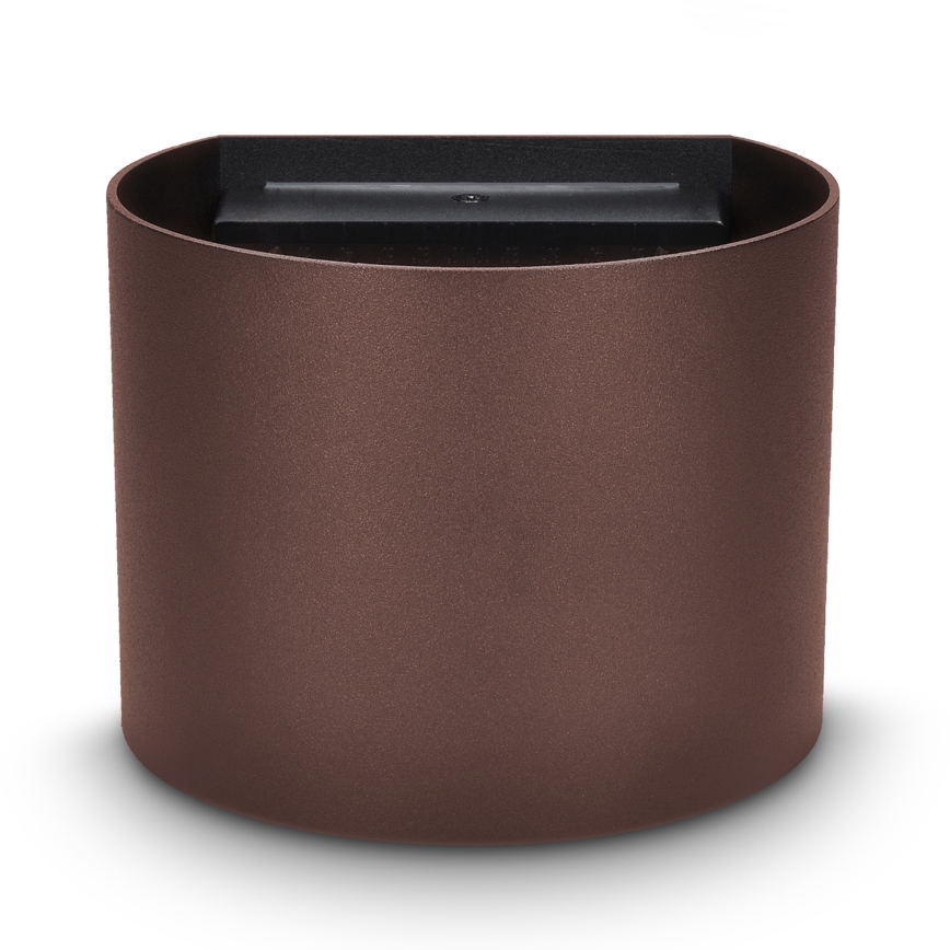 Brilagi - RONDO LED Outdoor Wall Light, 6W, 230V, Brown, IP54