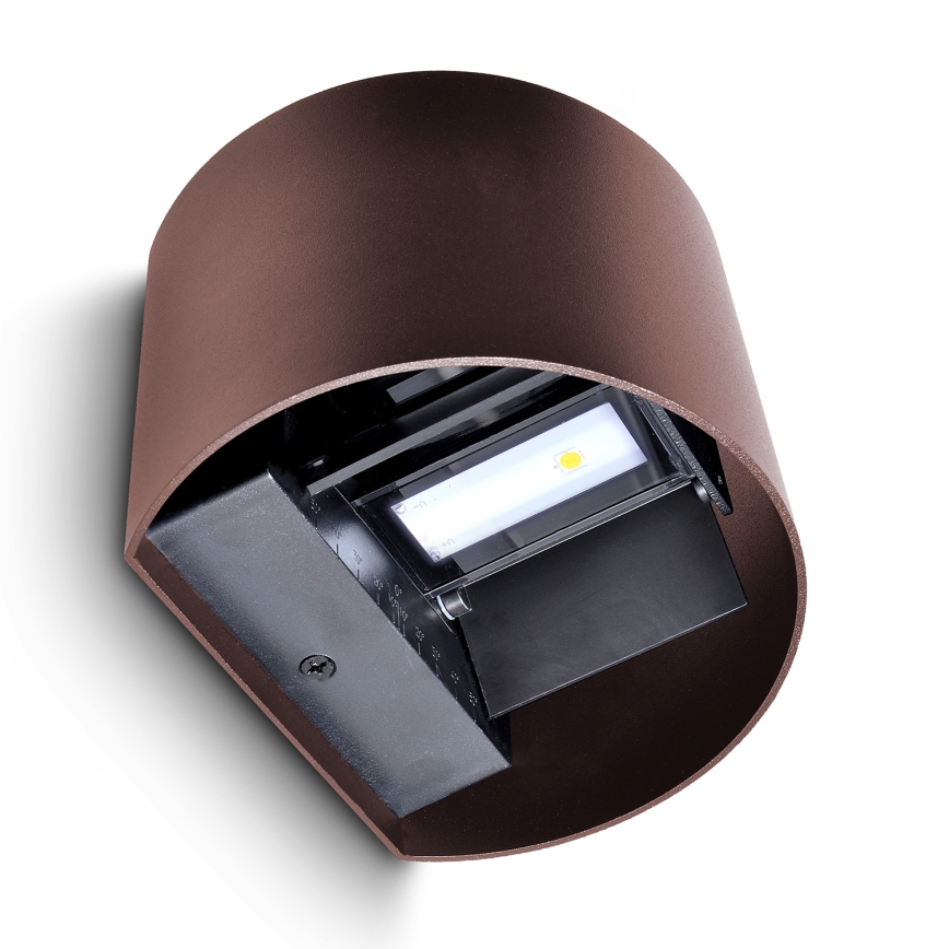 Brilagi - RONDO LED Outdoor Wall Light, 6W, 230V, Brown, IP54
