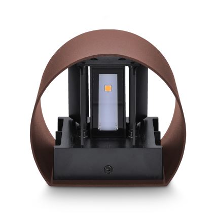 Brilagi - RONDO LED Outdoor Wall Light, 6W, 230V, Brown, IP54