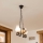 Brilagi - RUSTIC chain chandelier 2xE14/40W/230V oak