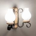 Brilagi - RUSTIC Wall Lamp 2xE14/40W/230V Oak
