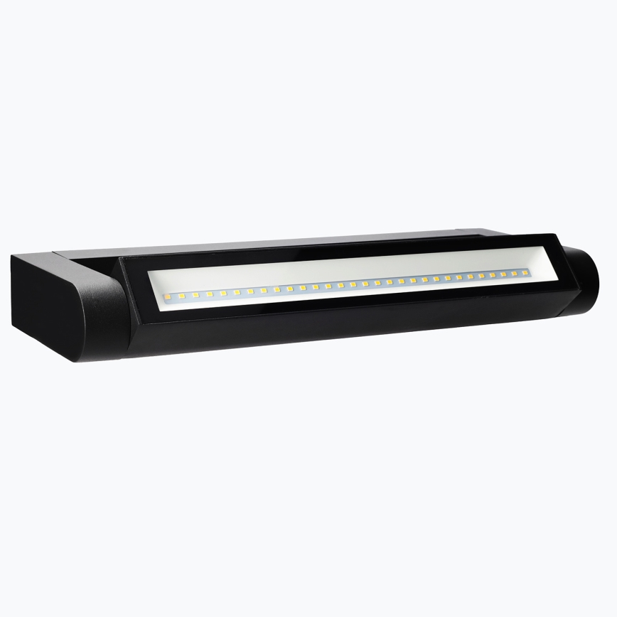 Brilagi - SALERNO LED Outdoor Wall Light, 12W/230V, 35.5 cm, Black, IP65