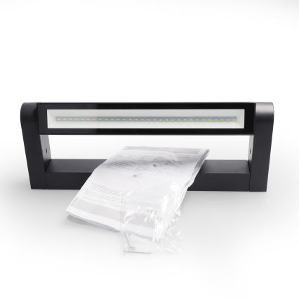 Brilagi - SALERNO LED Outdoor Wall Light, 12W/230V, 35.5 cm, Black, IP65