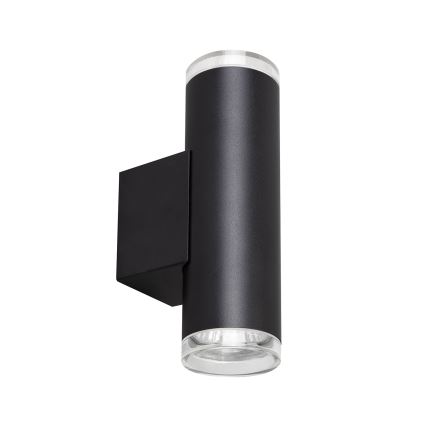 Brilagi - SELE AQUA Bathroom Wall Spotlight 2x GU10/30W/230V IP44, Black